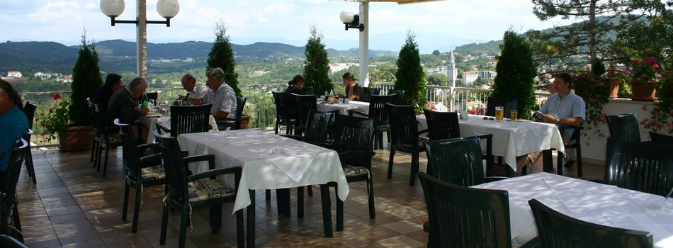 Oaza mira na terasi restorana
